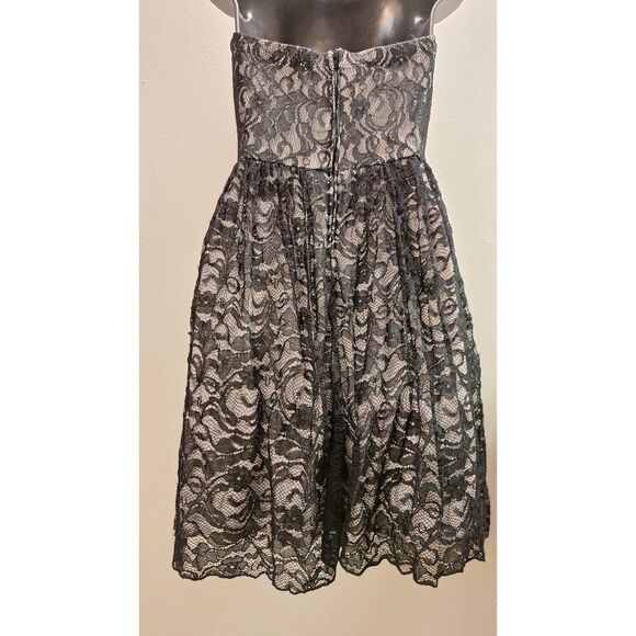 Vtg SAPPHIRE DOLLS Sz 5 Lace Y2K Formal Prom Dress Whimsigoth Fairy Grunge 90s - Picture 2 of 7